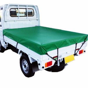 トラックシート 2tトラック用 ターポリンシート ST-2TRE レッド 2.3x3.5m 荷台サイズ 160ｘ310cm用 防水 平張り カSD