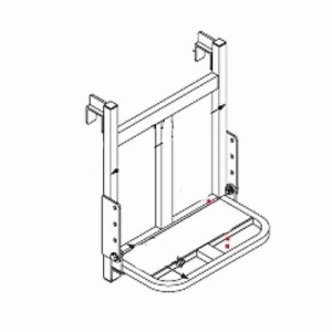 トラック ステッパー TS-540DW 折りたたみ式 最大使用荷重100kg アオリにセット 荷台 昇降 ハシゴ ステップ ハラックス 防J 代引不可 個