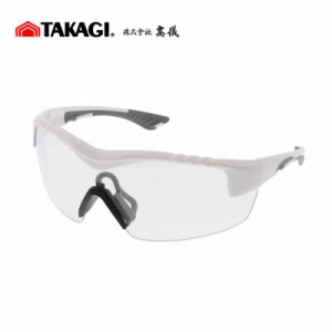 保護メガネ セーフティグラス クリア No.AG-12C SAFETY GLASSES DIY クリアレンズ 防曇 耐傷性 スポーツ アウトドア TKG TAKAGI 高儀 T儀