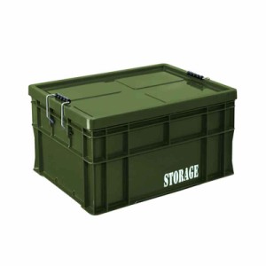 道具箱 ツールボックス OD道具箱 75L No.OD75LSTR STORAGE オリーブドラブ 蓋付き 保管 ボックス 収納 アウトドア キャンプ 237-5939 リ