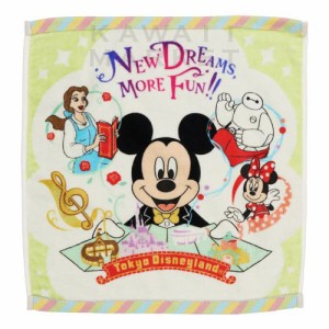 ウォッシュタオル　Welcome to new dreams!　2020　手洗い　通勤通学　キャラクター　ディズニーランド　限定　お土産　プレゼント　TDL 