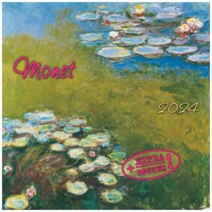 artwork STUDIOS 2024 Calendar 壁掛けカレンダー2024年 Claude Monet インテリア 令和6年暦