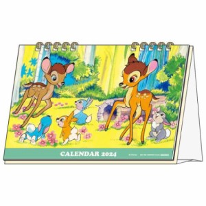 ディズニーキャラクター 2024Calendar 卓上カレンダー2024年 デスクカレンダー スケジュール クラシック ディズニー  メール便可