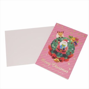 Handmade Card series クリスマス カード ハンドメイド グリーティングカード サンタリース Xmas雑貨グッズ メール便可