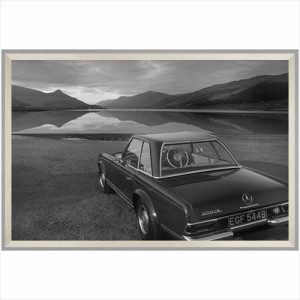 取寄品 送料無料 デザイナーズアート 写真 アート B＆W PHOTOGRAPHY MB 230SL メルセデス ベンツ 額付きインテリア雑貨通販