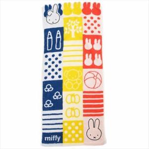 ミッフィー フェイスタオル ジャガードロングタオル ピースmiffy ディックブルーナ 絵本キャラクターグッズ メール便可