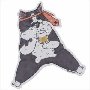 世にも不思議な猫世界 ステッカー クロス素材ステッカー くまおさん KORIRI キャラクターグッズ通販 メール便可