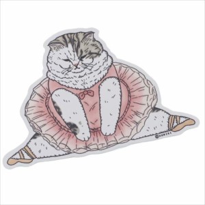 世にも不思議な猫世界 ステッカー クロス素材ステッカー ミーヤちゃん KORIRI キャラクターグッズ通販 メール便可
