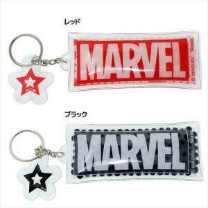 マーベル キーホルダー ジェルビーズキーホルダー ロゴ MARVEL プチギフト キャラクター グッズ メール便可