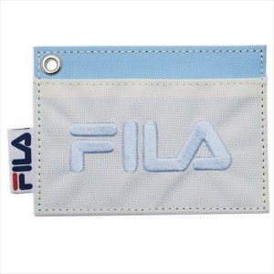 FILA フィラ 定期入れ シングルパスケース ライトブルー ICカードケース スポーツブランド グッズ メール便可