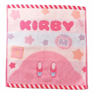 星のカービィ ハンドタオル ジャガードウォッシュタオル ふんわりKirby nintendo 34×36cm キャラクター グッズ メール便可