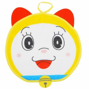 ドラえもん まんまる ループタオル ループ付き 顔型 ハンドタオル ドラミちゃん 30×30cm アニメキャラクター グッズ メール便可