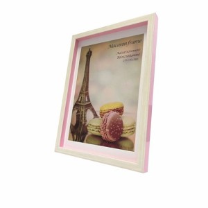 フォトフレーム マカロン フレーム Macaron frame Pink A4（B5サイズマット付） 23.3×32×2.5cm ギフト 装飾 インテリア 取寄品