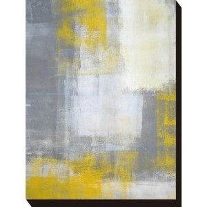 アートパネル モダン アート Art Panel T30 Gallerｙ Grey and Yellow 60×80×4cm ギフト 装飾 インテリア 取寄品 送料無料
