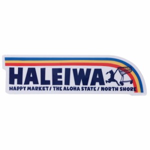 防水 ステッカー HALEIWA HAPPY MARKET ダイカット シール HHM-081 ハレイワ おしゃれ コレクション グッズ メール便可