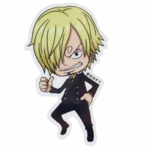 ワンピース ダイカット 防水 mini ステッカー ミニシール サンジ ONE PIECE 耐水耐光 アニメキャラクター グッズ メール便可