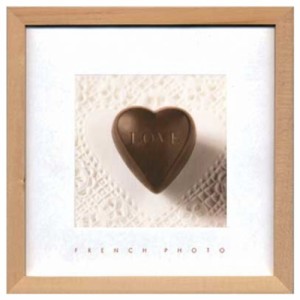 フレンチフォトグラフィー 写真 アート French Photography Chocolate Heart ZFP-51905 額付き インテリア 取寄品