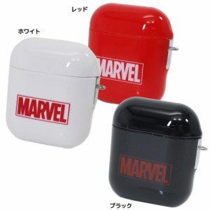 マーベル AirPodsケース エアーポッズケース BOXロゴ MARVEL クリップ＆ストラップ 2way仕様 キャラクター グッズ