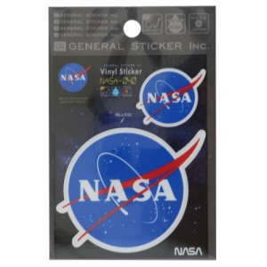 ビニール ステッカー ビッグ シール NASA ナサ040 耐水耐光仕様 オフィシャル グッズ メール便可