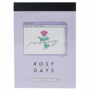 メモ帳 ミニ ミニメモ Rosy Days ss おしゃれ グッズ メール便可の通販はau Pay マーケット シネマコレクション 5400円以上で送料無料 商品ロットナンバー