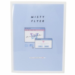 10ポケット A4 クリアファイル ポケットファイル MISTY FLYER 2020SS おしゃれ グッズ