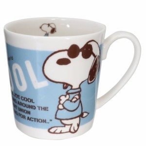 スヌーピー マグカップ 磁器製 たっぷり MUG ジョークール ピーナッツ キャラクター グッズ