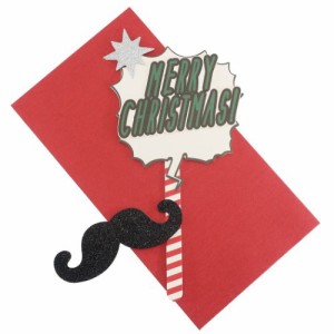 クリスマスカード ComicBalloonseries コミックバルーンカード クロヒゲ Xmas グッズ メール便可