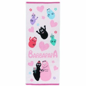 バーバパパ フェイスタオル ロングタオル ファミリー BARBAPAPA キャラクター グッズ メール便可