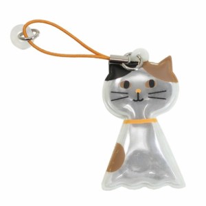 アンブレラマーカー 傘ピタ マスコット てるてるネコ ねこ カー用品 グッズ メール便可