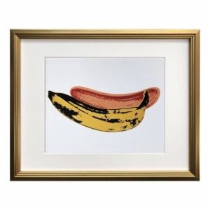 アンディ ウォーホール インテリアアート Andy Warhol　 POP ART Banana 1966 壁掛け 額付き インテリア 取寄品