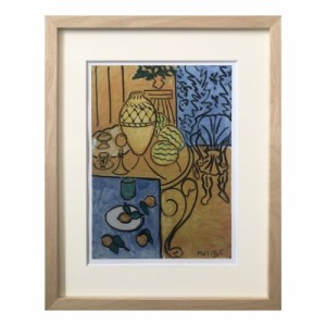 アンリ マティス インテリアパネル Henri Matisse Interior in Yellow and Blue 1946-NA 壁掛け 額付き インテリア 取寄品