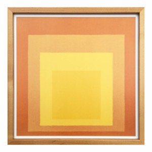 ジョセフ アルバーツ アートフレーム Josef Albers Homage To The Square-NA 壁掛け 額付き インテリア 取寄品