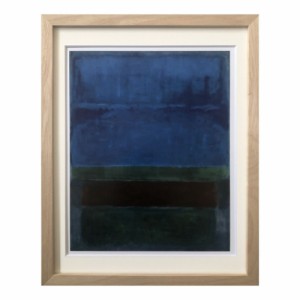 マーク ロスコ インテリアアート Mark Rothko Untitled 1952 Blue Green and Brown 壁掛け 額付き インテリア 取寄品