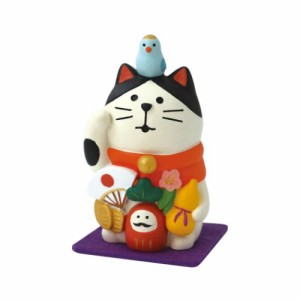 FUKU 福 MONO マスコット 万福まねき猫 フェルトマット付き concombre プレゼント かわいい グッズ