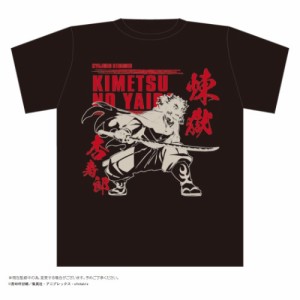 鬼滅の刃 ボトル入り Tシャツ 煉獄杏寿郎 ブラック T-SHIRTS 少年ジャンプ アニメキャラクター グッズ