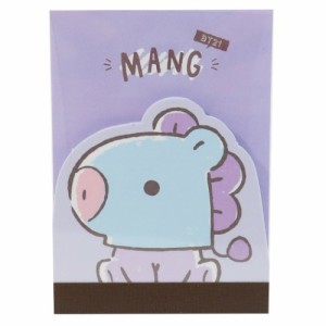 BT21 メモ帳 ダイカット ミニ ミニメモ MANG LINE FRIENDS キャラクター 商品 メール便可