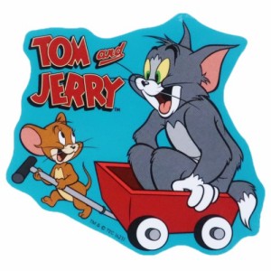 トムとジェリー ステッカー ダイカット ビニール ステッカー 台車 ワーナーブラザース キャラクター グッズ メール便可