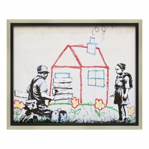 バンクシー アートフレーム Banksy プレイハウス ギフト インテリア 取寄品