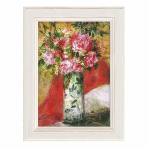 ルノワール ミュージアムアート 名画 花瓶のバラ ミュージアムシリーズ ギフト 額付き インテリア 取寄品