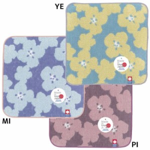 レディース 今治 タオルハンカチ ミニタオル フラワー 汗拭きタオル 日本製 かわいい グッズ メール便可