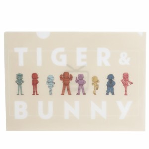 タイガー＆バニー A4 シングル クリアファイル クリアフォルダー バッくるん シルエット TIGER＆BUNNY メール便可