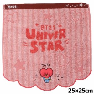 BT21 ミニタオル ジャガード ハンカチタオル ベイビィー TATA LINE FRIENDS キャラクター 商品 メール便可