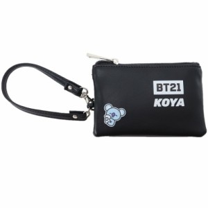 BT21 定期入れ ＆ 小銭入れ パスケース付き コインケース KOYA LINE FRIENDS キャラクター 商品 メール便可