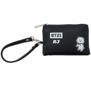 BT21 定期入れ ＆ 小銭入れ パスケース付き コインケース RJ LINE FRIENDS キャラクター 商品 メール便可