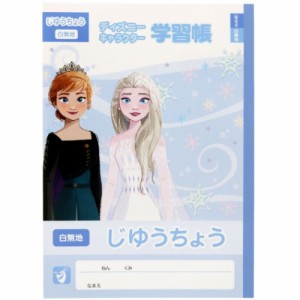 アナと雪の女王 自由帳 B5 白無地ノート 新入学 ディズニープリンセス キャラクター グッズ メール便可