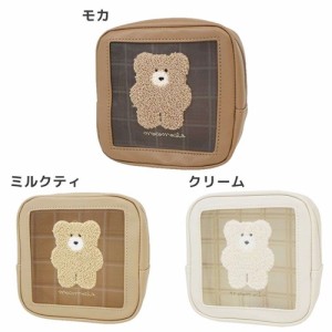 モコモカ コスメポーチ ブロックポーチ かわいい グッズ