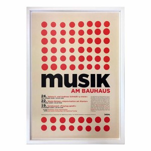 バウハウス アートポスター Musik am Bauhaus2 Bauhaus 額付アートフレーム インテリア 取寄品