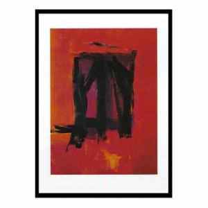 フランツ ヨゼフ クライン アートフレーム アートポスター Red painting 1961 Silkscreen Franz Jozef Kline 取寄品