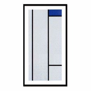 ピエト モンドリアン アートポスター Composition blanc bleu Silkscreen Piet Mondrian 抽象画 壁掛け用 インテリア 取寄品