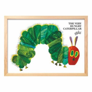 エリックカール アートフレーム アートポスター The Very Hungery Caterpillar Eric Carle 絵本作家 壁掛け用 インテリア 取寄品